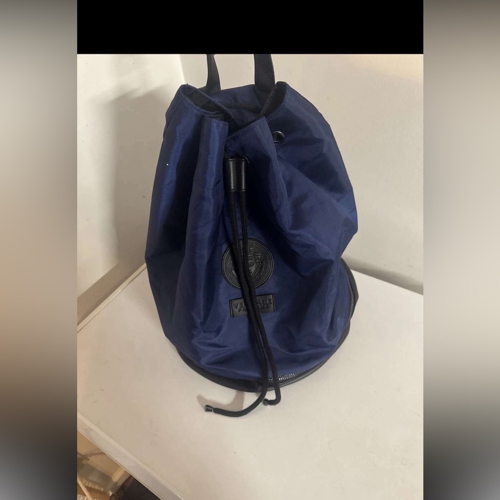 Versace Blue Parfums Backpack